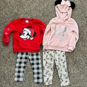 Minnie Mouse Sweater and leggings sets
